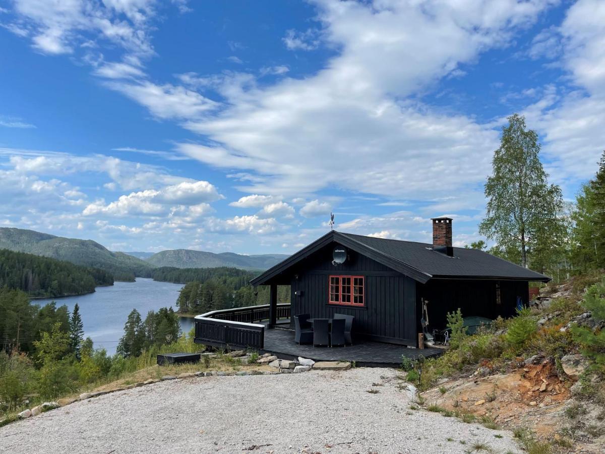 Utsikten - Cabin With A Great View Drangedal Bagian luar foto